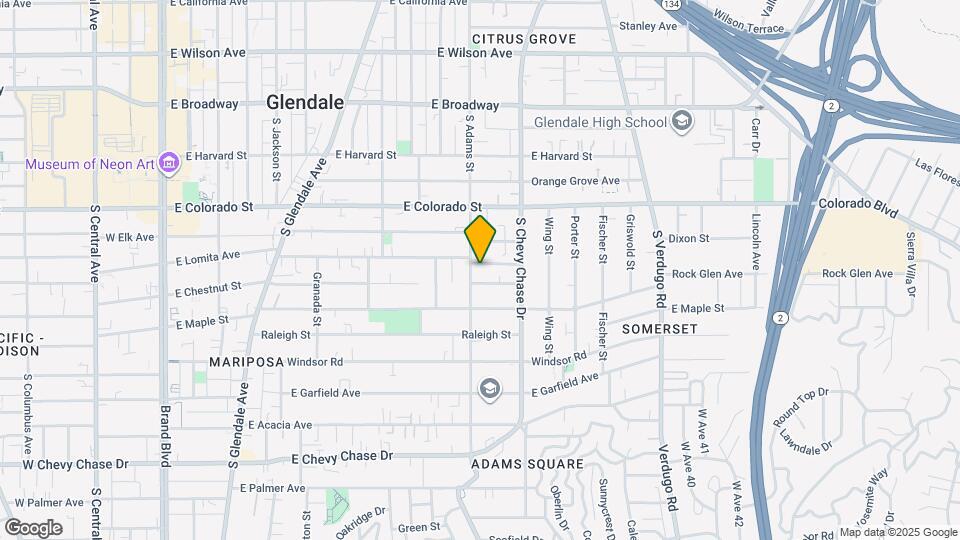 510 S Adams St, Unit 10 Map and Location Details