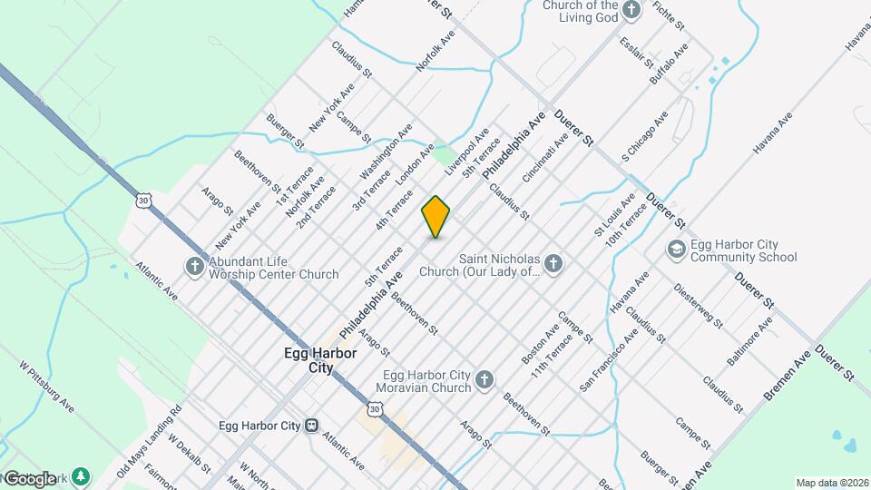 420 Philadelphia Ave Map and Location Details