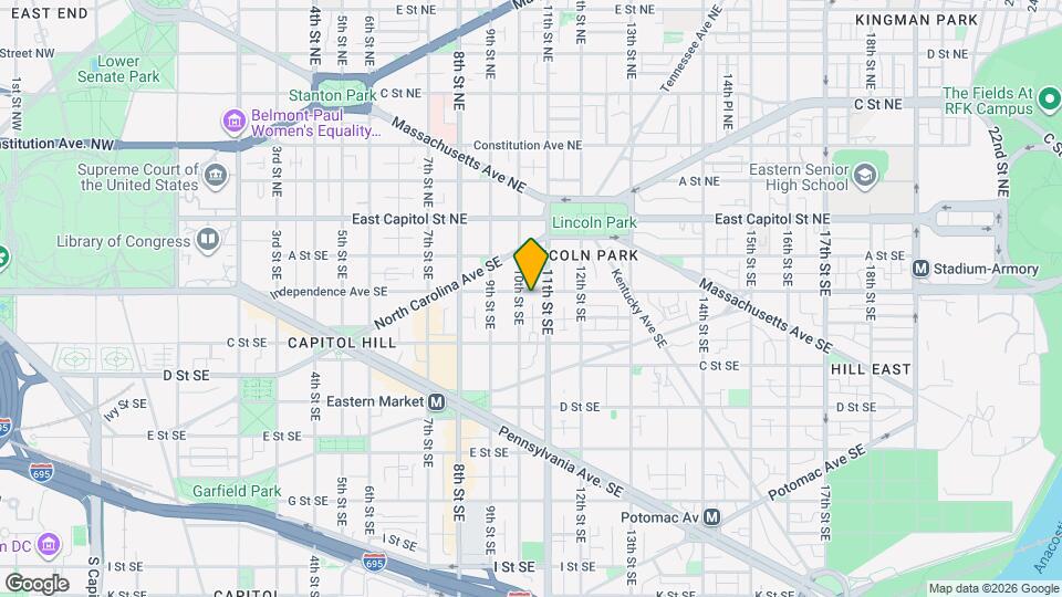 1013 Independence Ave SE Map and Location Details