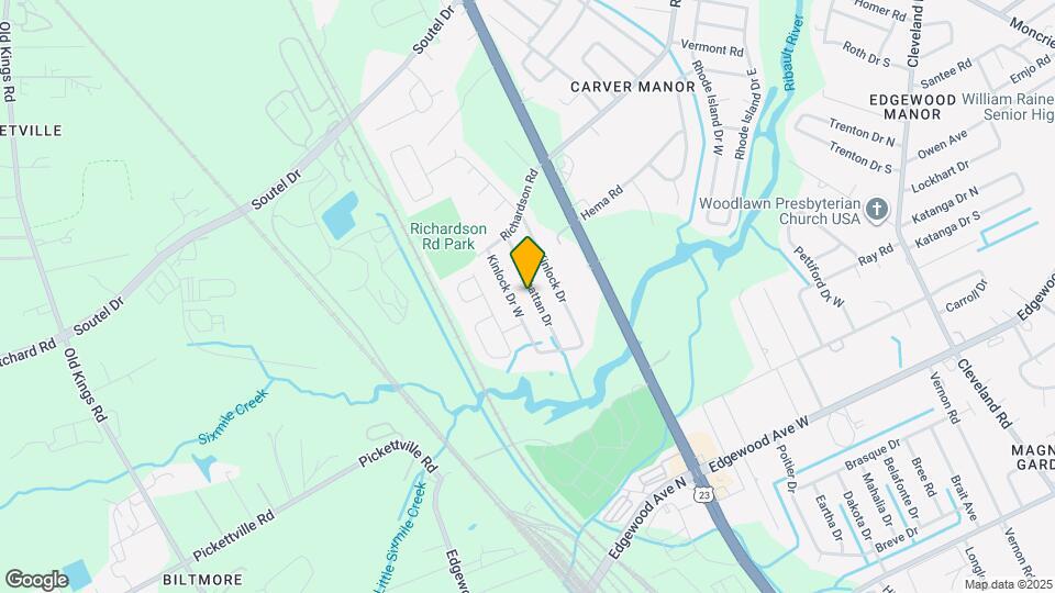 6536 Manhattan Dr Map and Location Details