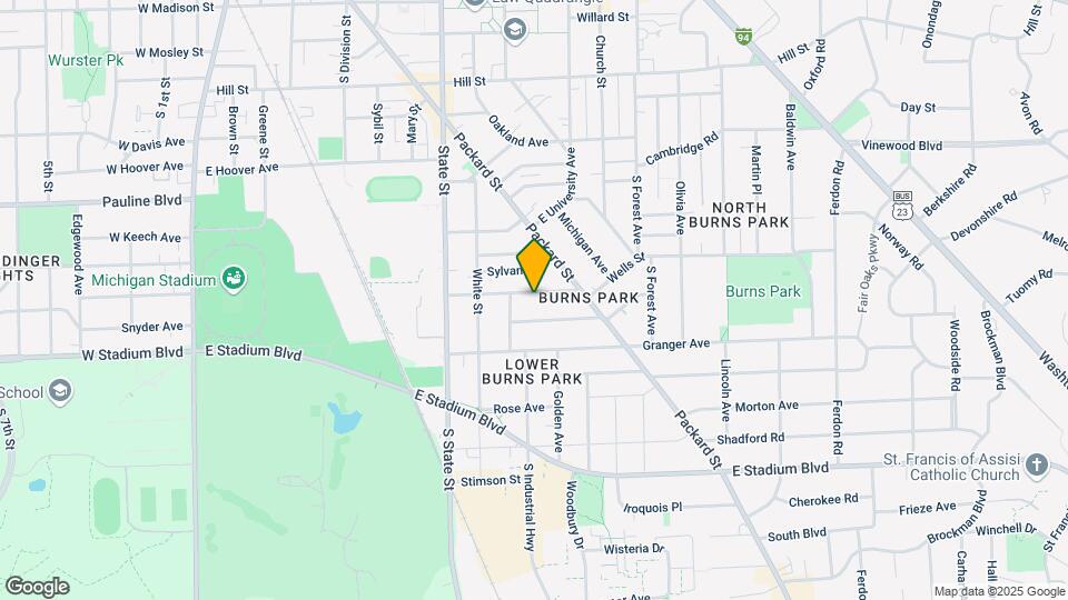 920 Dewey Ave Map and Location Details