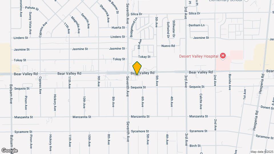 16167 Bear Valley Rd Map and Location Details