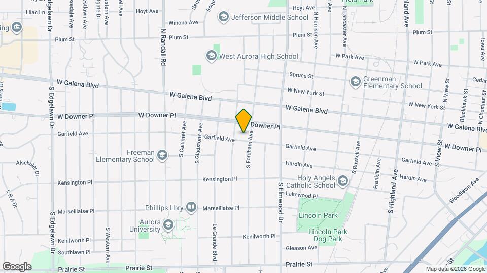 1111 Garfield Ave Map and Location Details