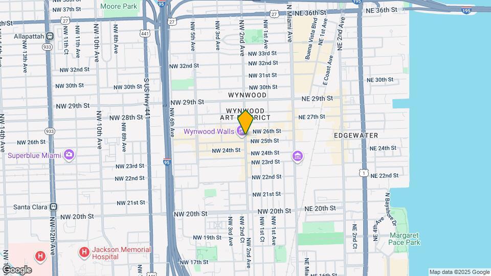 2508 NW 2nd Ave Map and Location Details