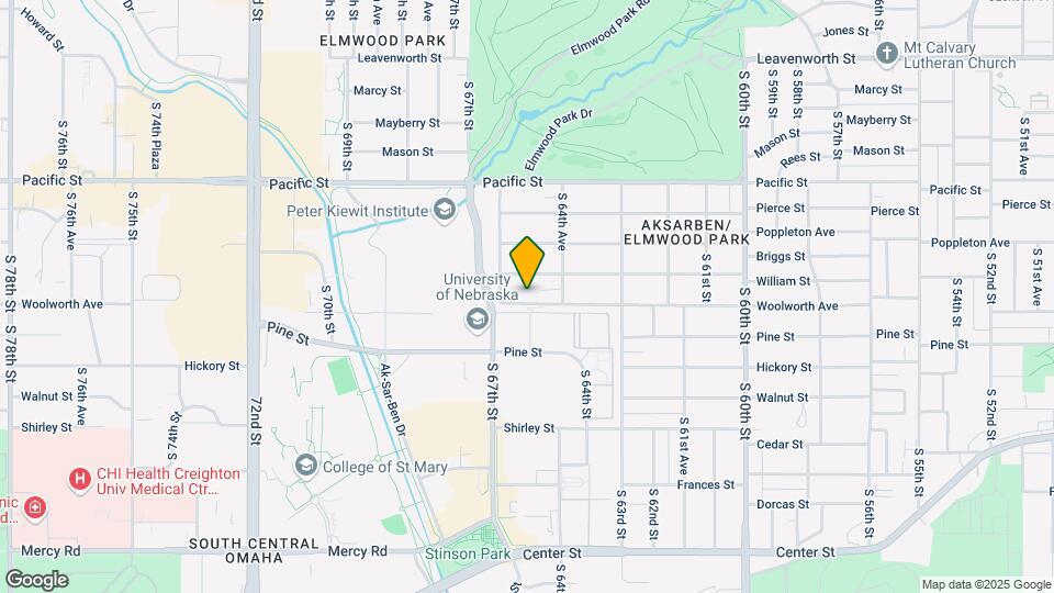 6468 Woolworth Ave Map and Location Details