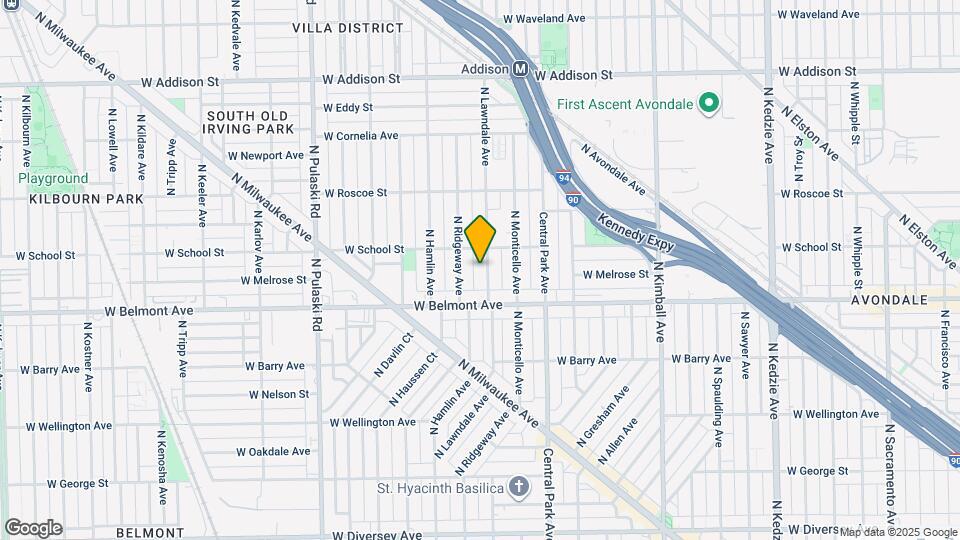 3236 N Lawndale Ave Map and Location Details