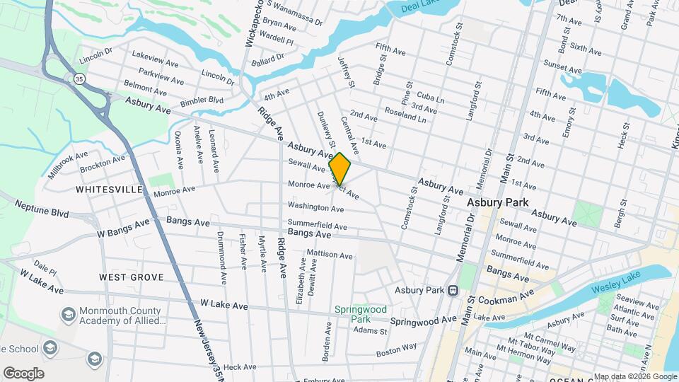 543 Prospect Ave Map and Location Details