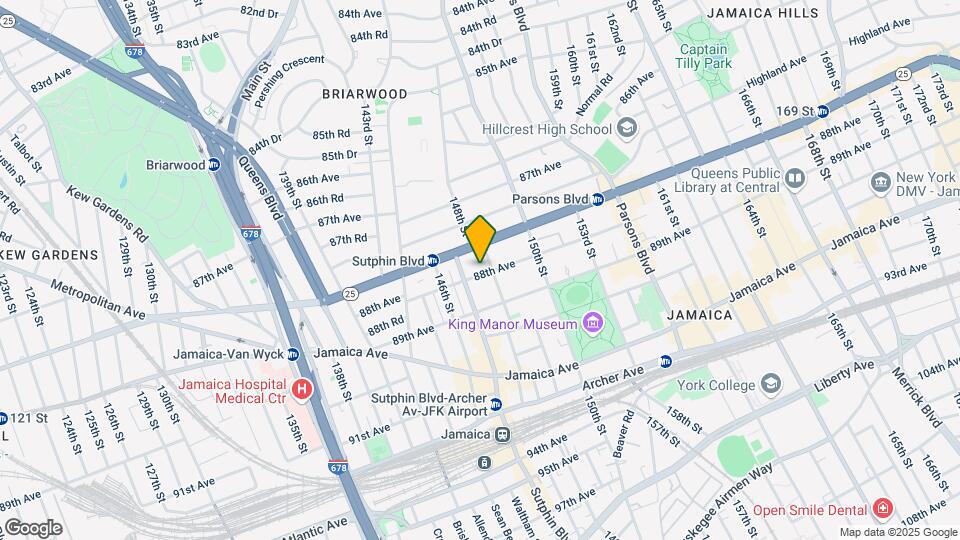 147-25 88th Avenue Mapa y Detalles de la Ubicación