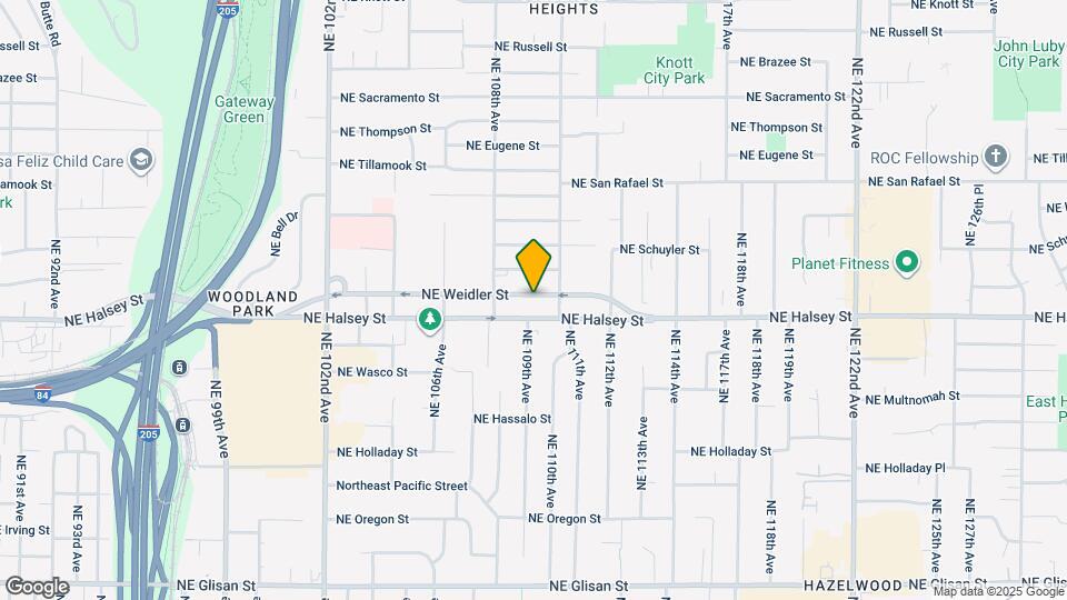 10934 NE Weidler St Mapa y Detalles de la Ubicación