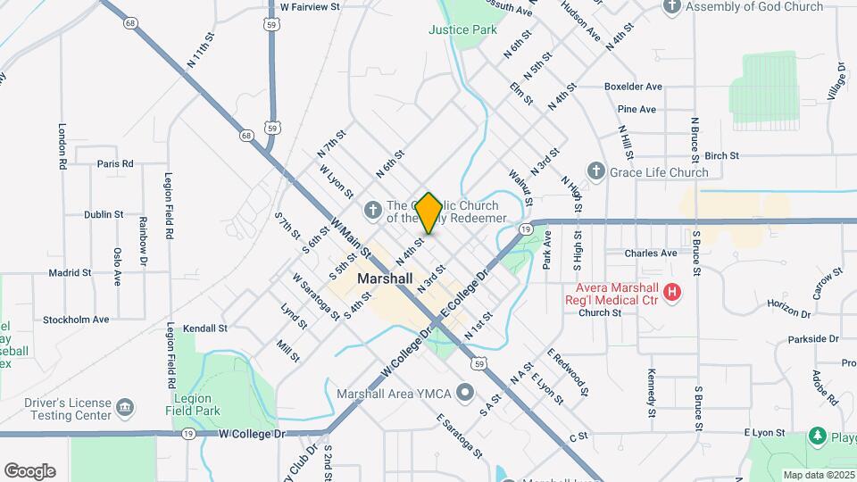 309 W Redwood St Map and Location Details