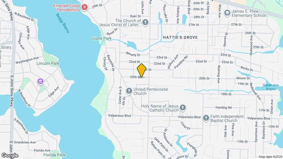 208 20th St Map and Location Details