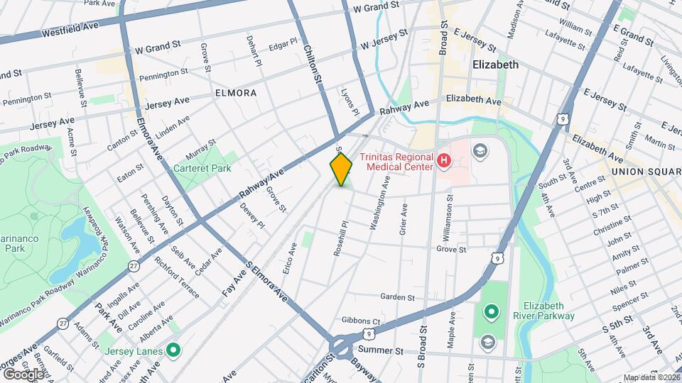 956 1/2 Dehart Pl Map and Location Details