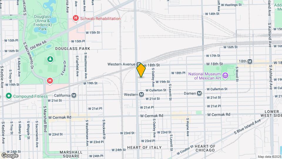 2346 W 19th St Map and Location Details
