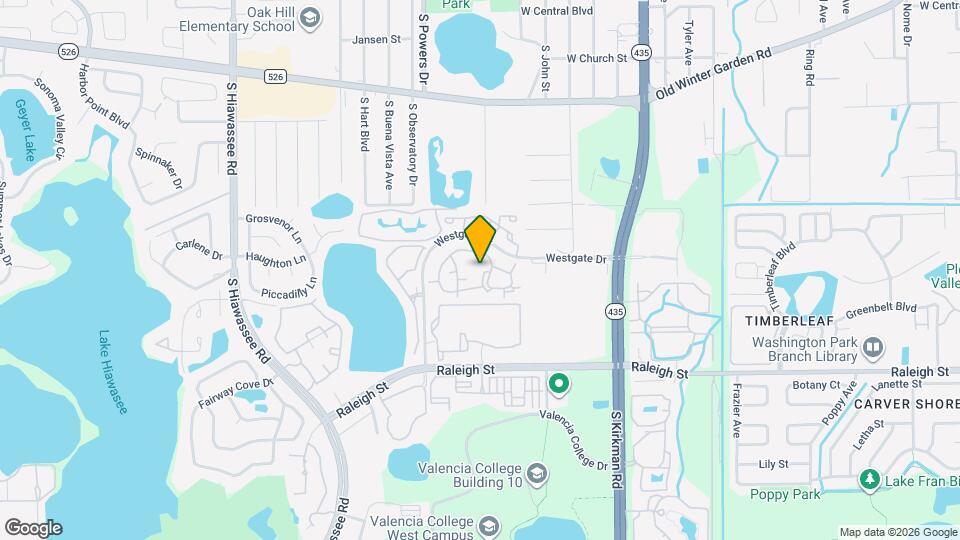 6028 Westgate Dr, Unit #203 Map and Location Details