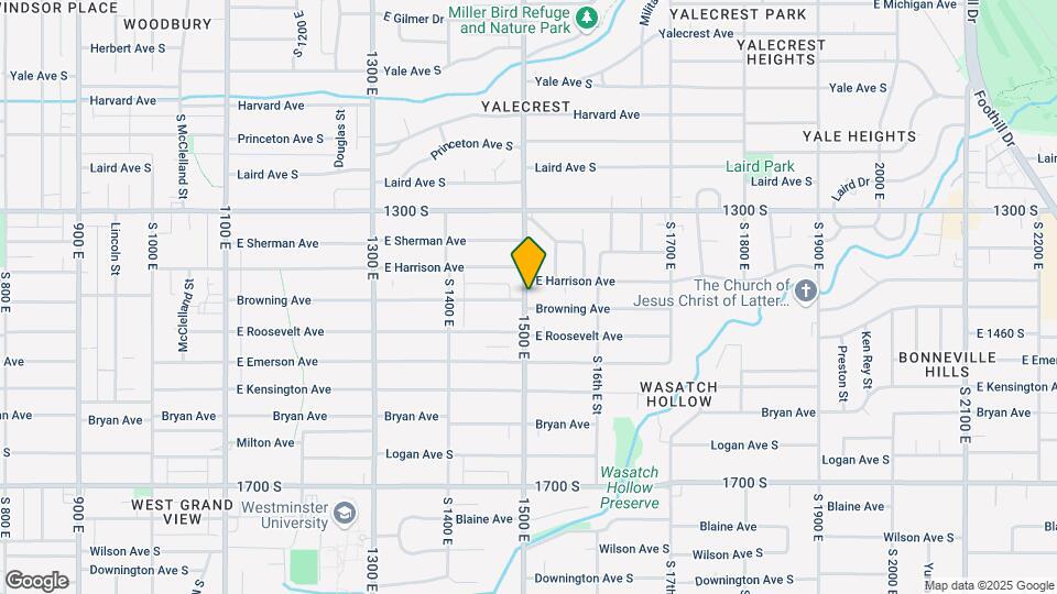 1405 S 1500 E Map and Location Details
