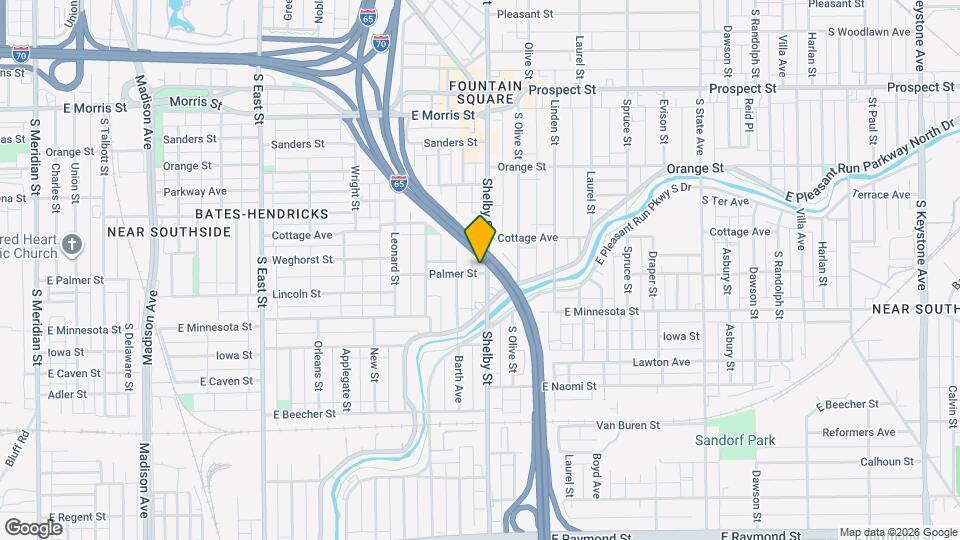1556 Shelby St Map and Location Details