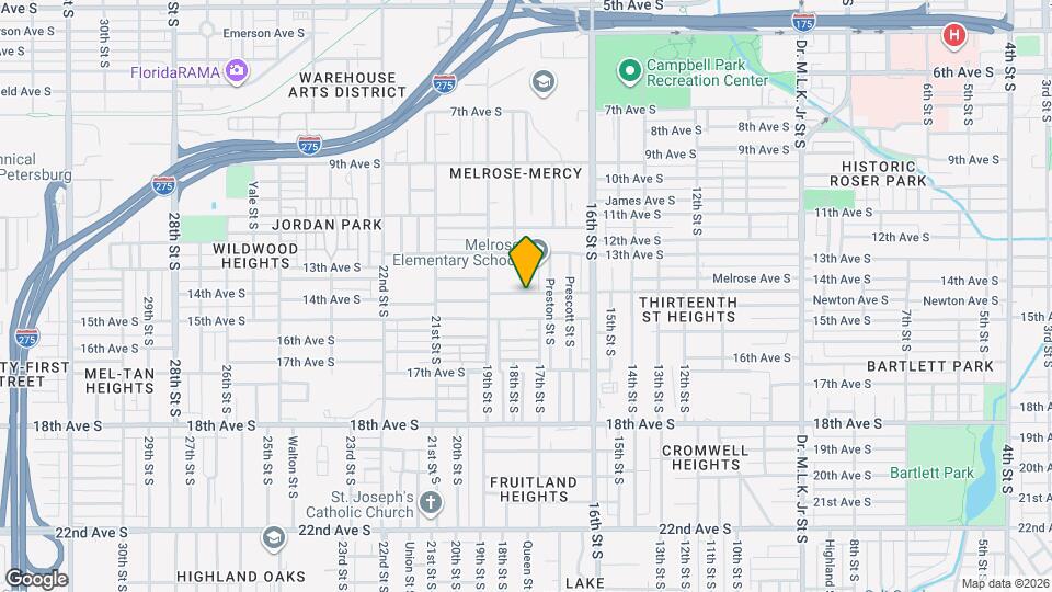 1752 14th Ave S Mapa y Detalles de la Ubicación