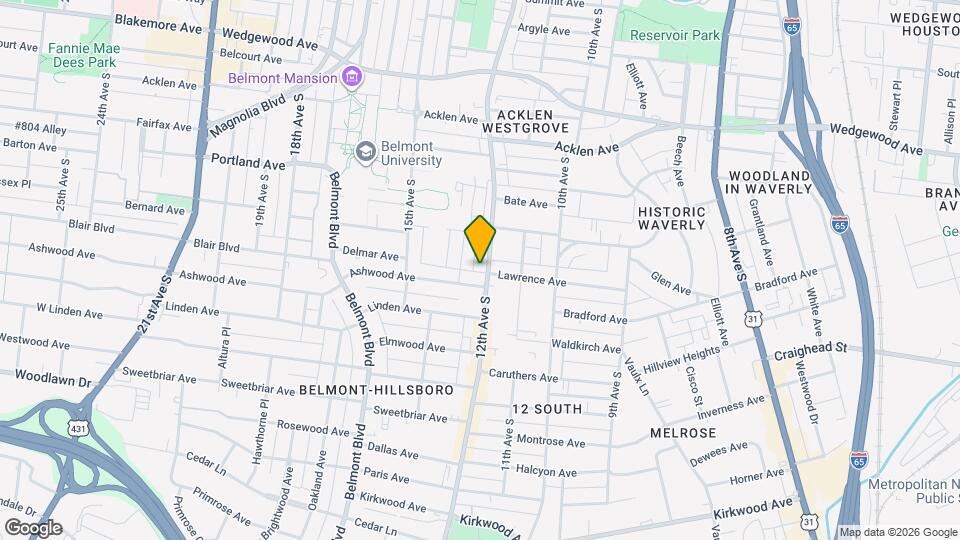 2121 12th Ave S, Unit A Map and Location Details