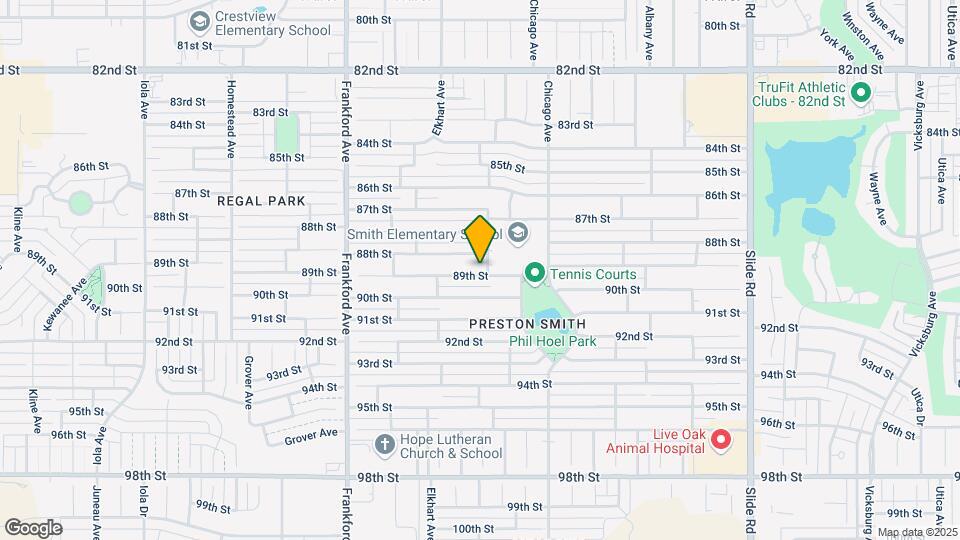 5604 89th St Map and Location Details