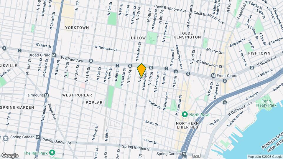 965 N 6th St Map and Location Details