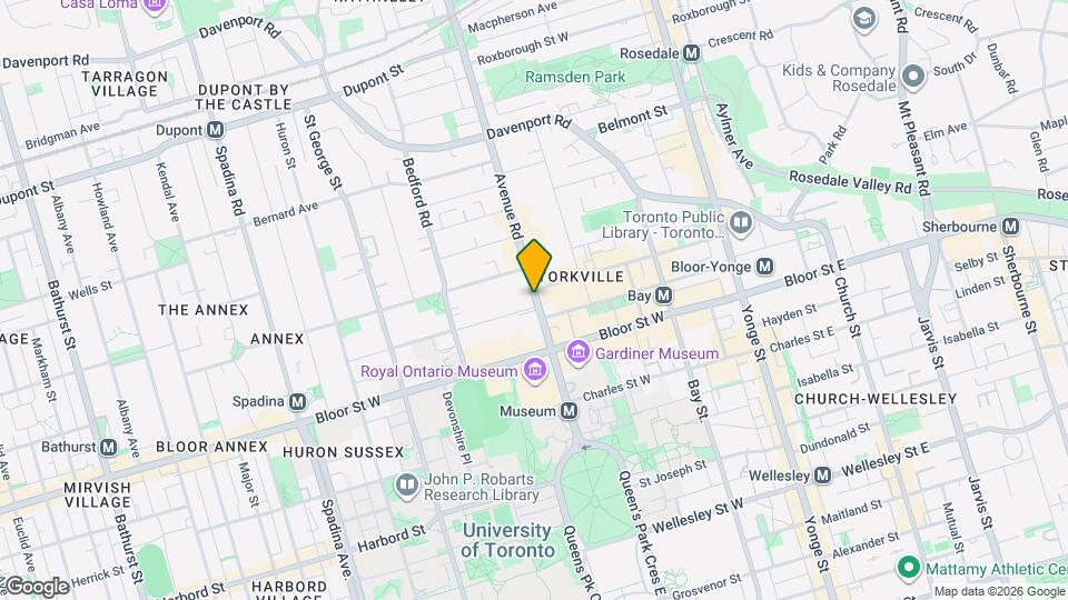 285 Avenue Rd Map and Location Details