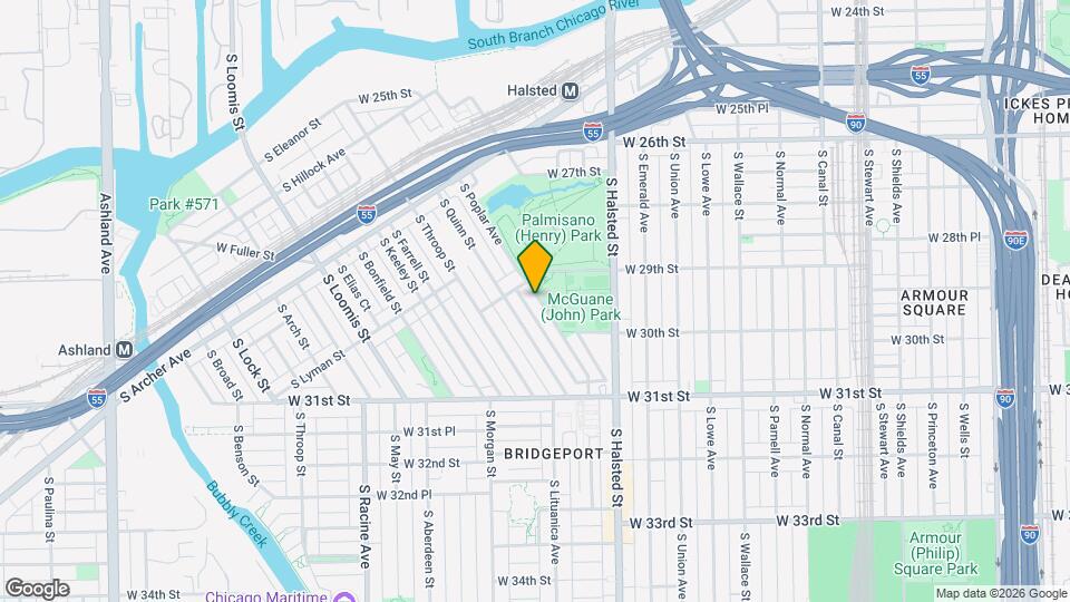 2918 S Poplar Ave Map and Location Details