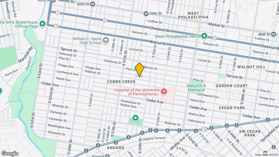 5551 Addison St Map and Location Details