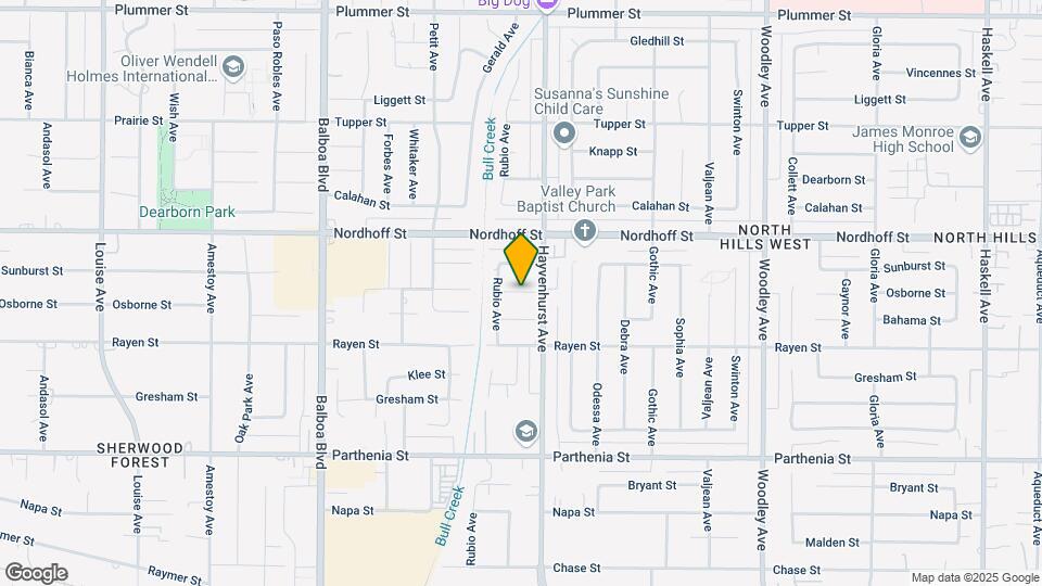 16616 Osborne St Map and Location Details