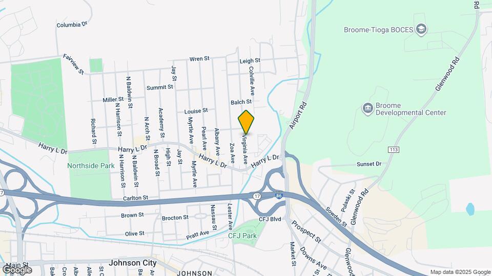 72 Virginia Ave Map and Location Details