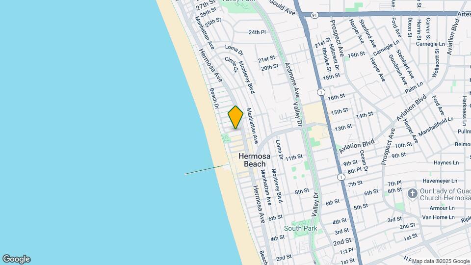The Beach House- FURNISHED + PAID UTILITIES!! Map and Location Details