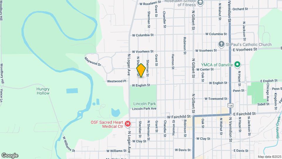 1107 N Sheridan St Map and Location Details