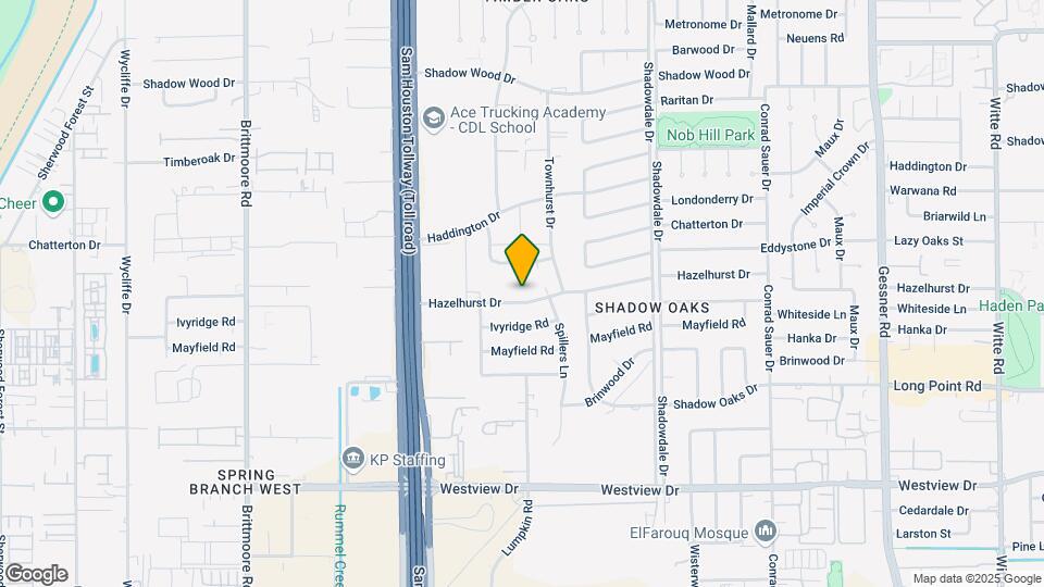 10652 Hazelhurst Dr Map and Location Details