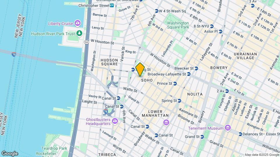 83 Thompson St Map and Location Details