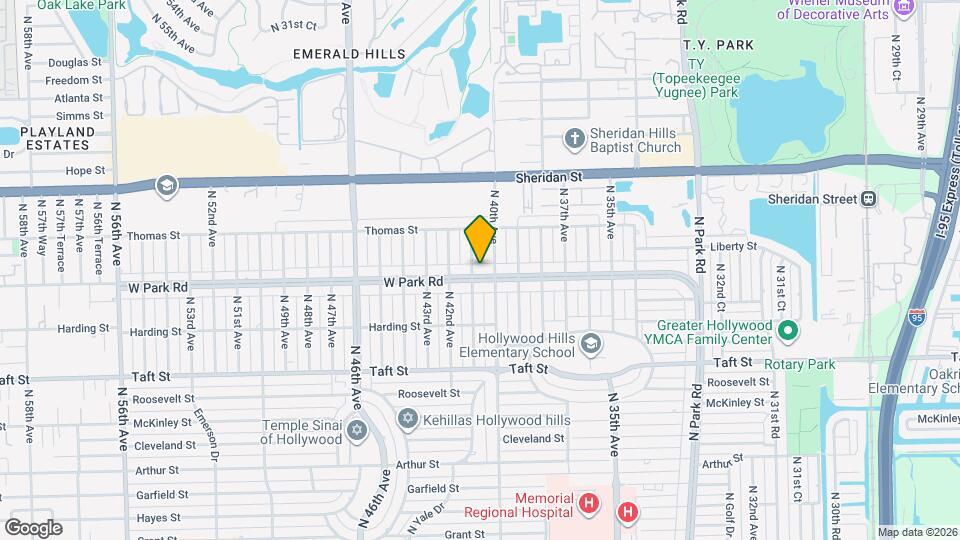 4015 W Park Rd Map and Location Details