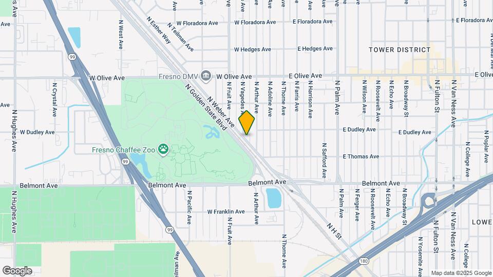 816 N Weber Ave, Unit 816 Map and Location Details