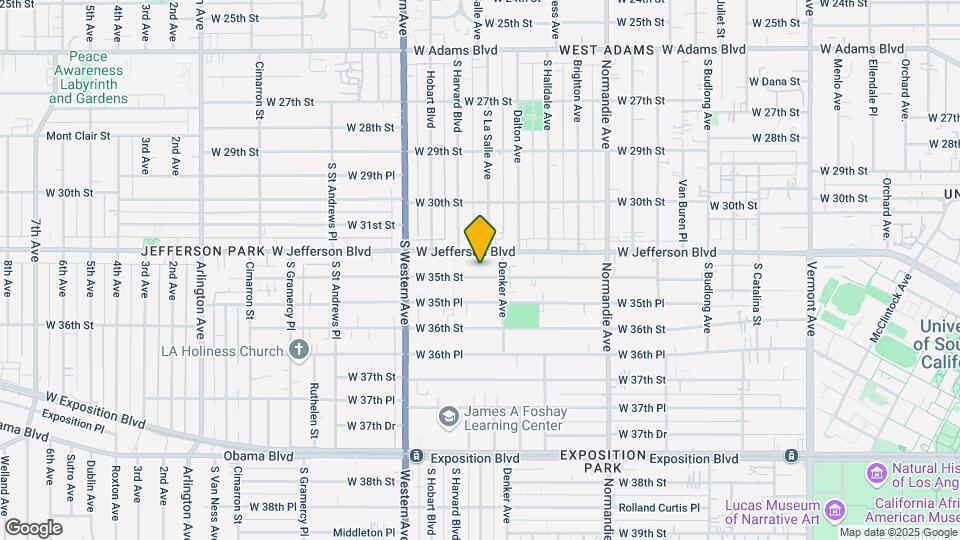1587 W 35th St Mapa y Detalles de la Ubicación