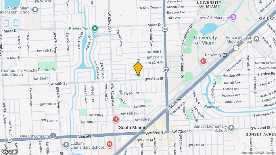5901 SW 64th St Map and Location Details