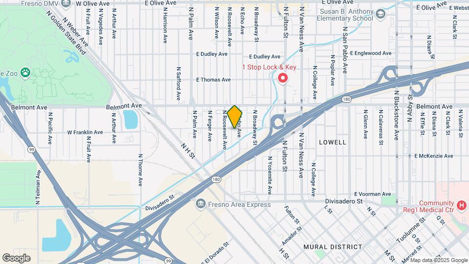 365 N Echo Ave Map and Location Details