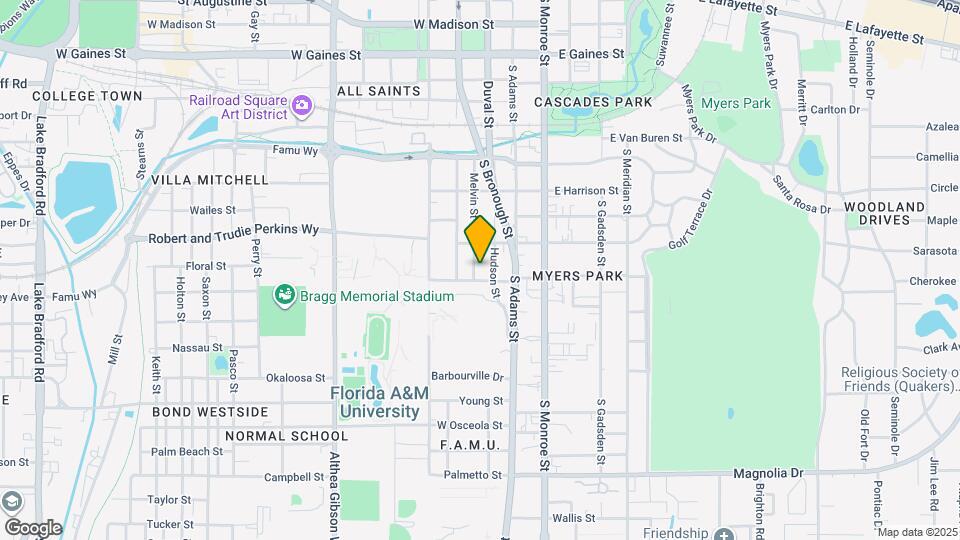 1525 Melvin St Map and Location Details