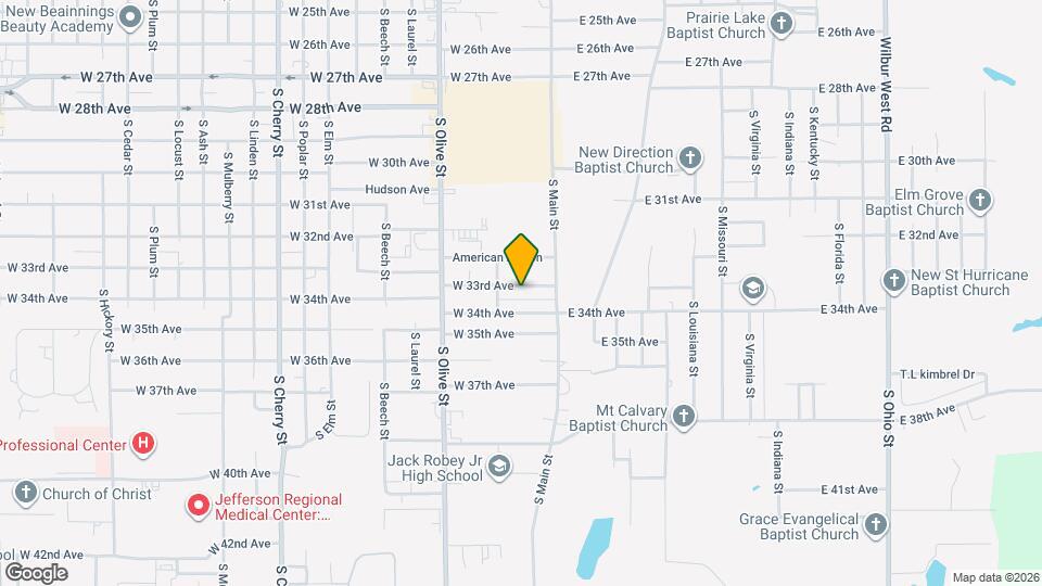 200 W 33rd Ave Map and Location Details