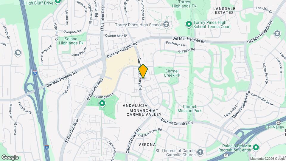 12934 Carmel Creek Rd Unit 71 Mapa y Detalles de la Ubicación