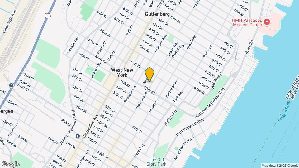 6015 Hudson Ave Mapa y Detalles de la Ubicación