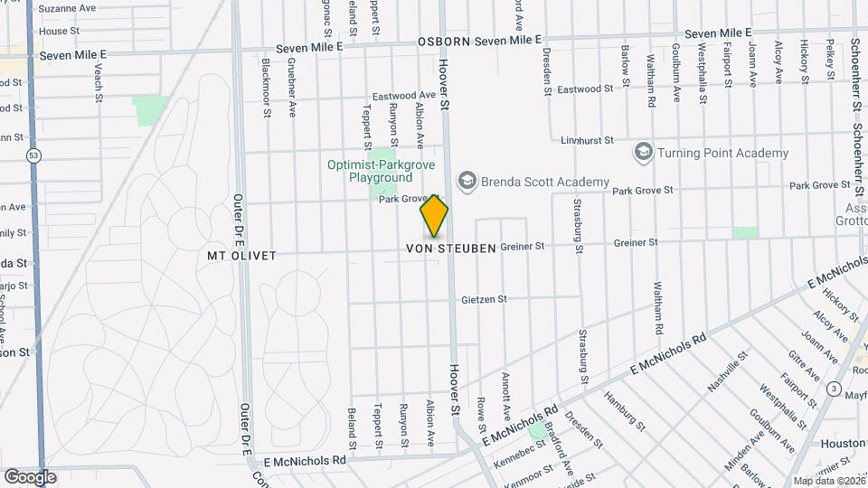 11513-11521 Greiner St Map and Location Details