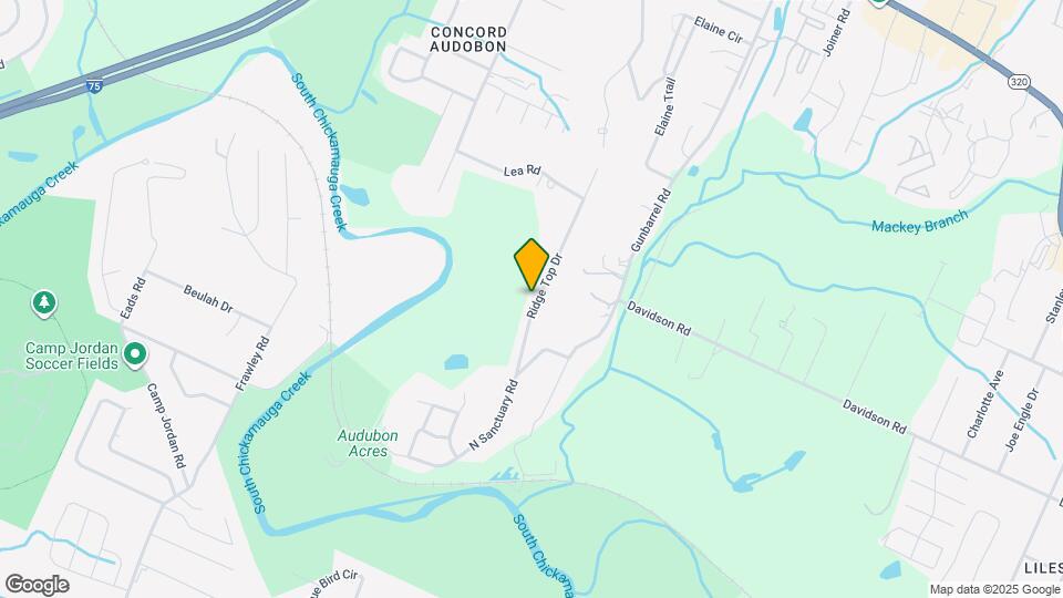 1125 Ridge Top Dr Map and Location Details