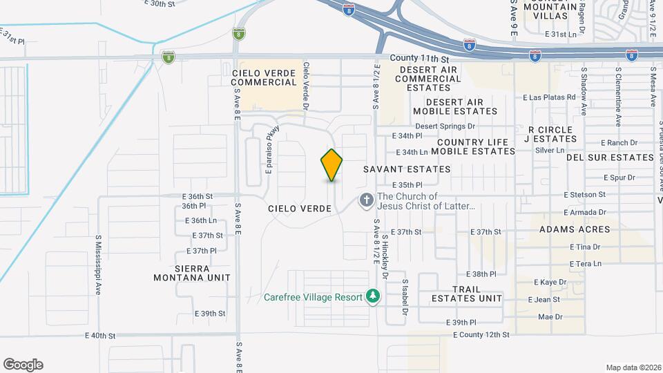 3527 S Ostrich Dr Map and Location Details