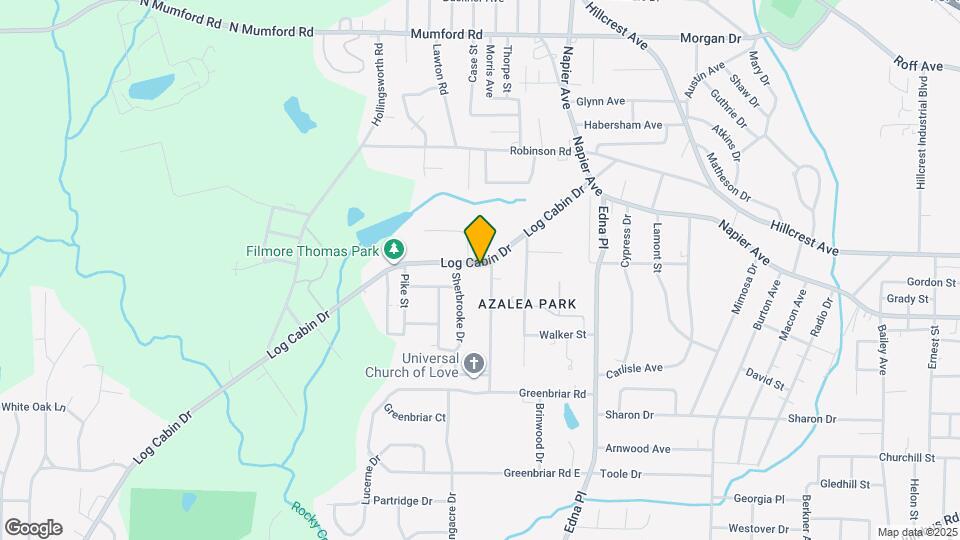 3708 Log Cabin Dr Map and Location Details