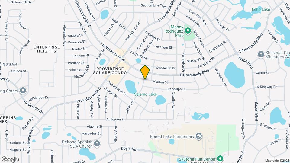 1381 Puritan St Map and Location Details