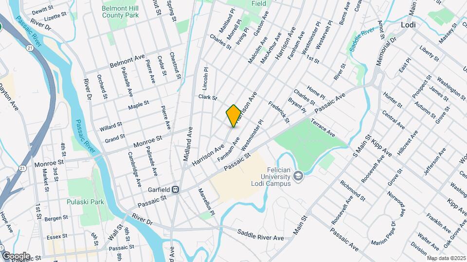 122 Harrison Ave, Unit #2 Mapa y Detalles de la Ubicación