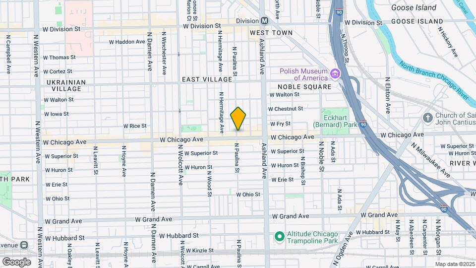 1656 W Chicago Ave Map and Location Details