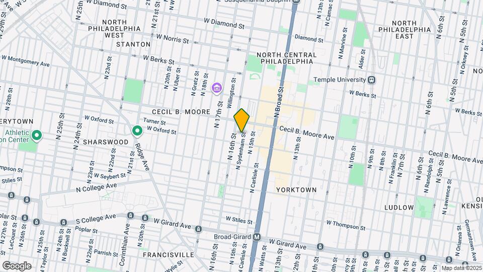1610 N Sydenham St, Unit 1 Map and Location Details